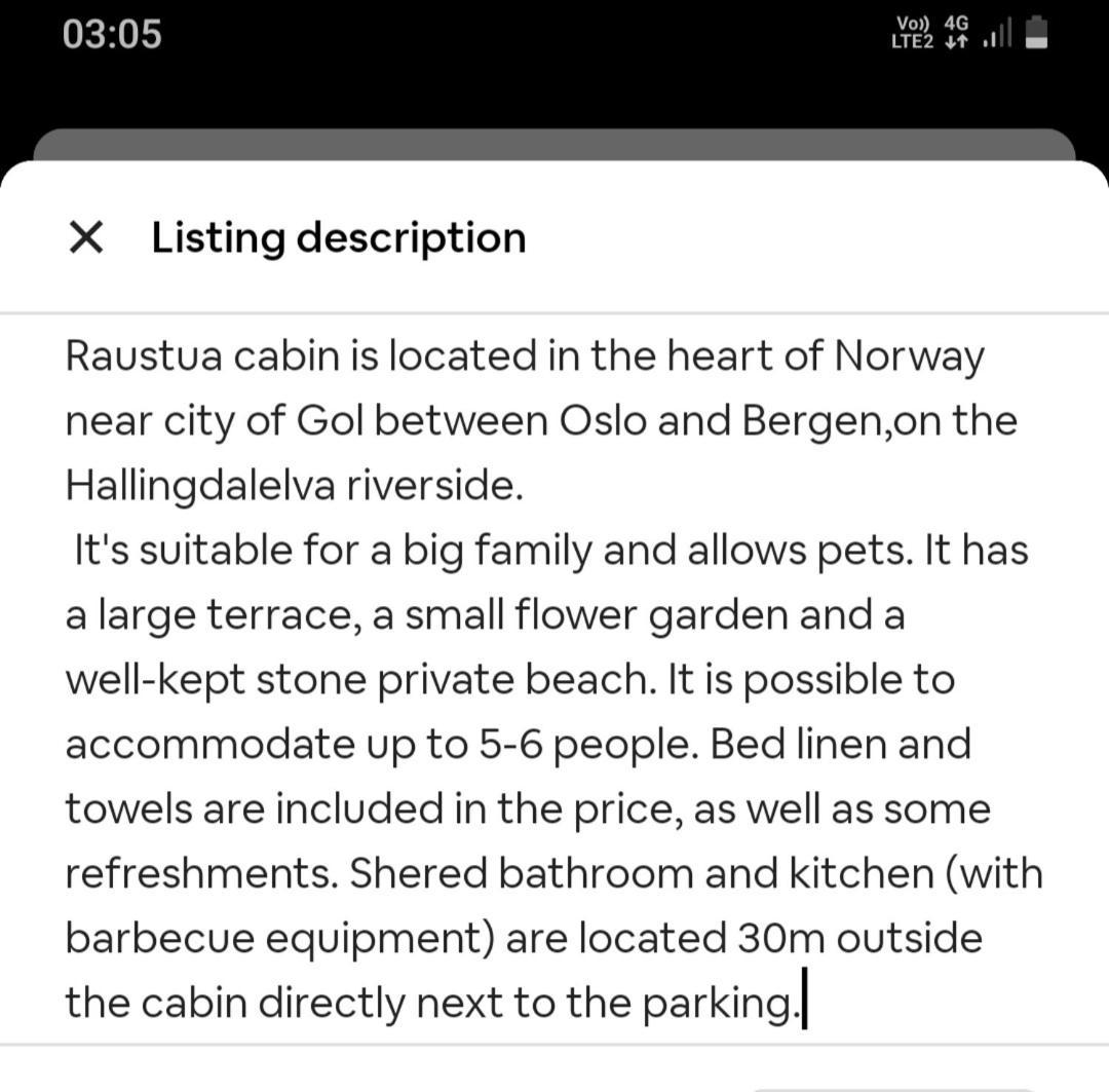 Holiday Raustua Cabin Gol Exterior photo